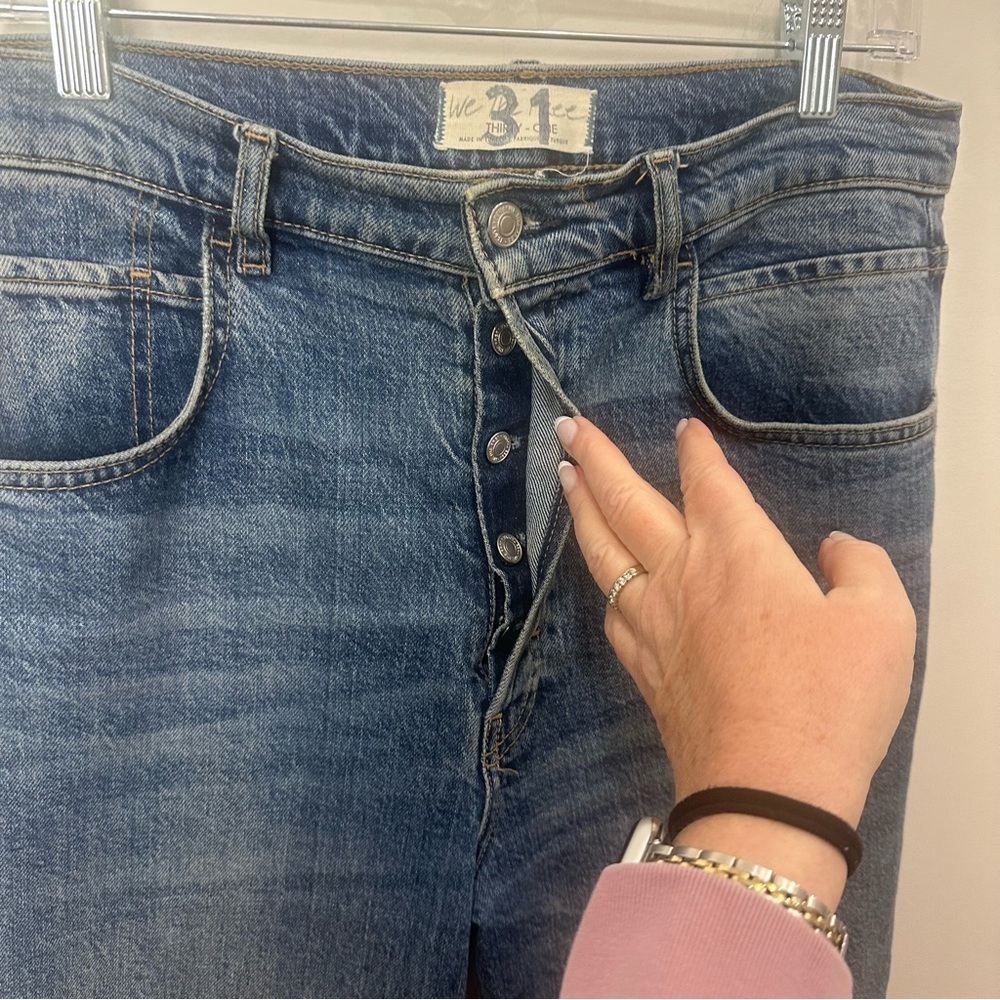 Free People We the Free Jeans Buttonfly - Picture 5 of 8